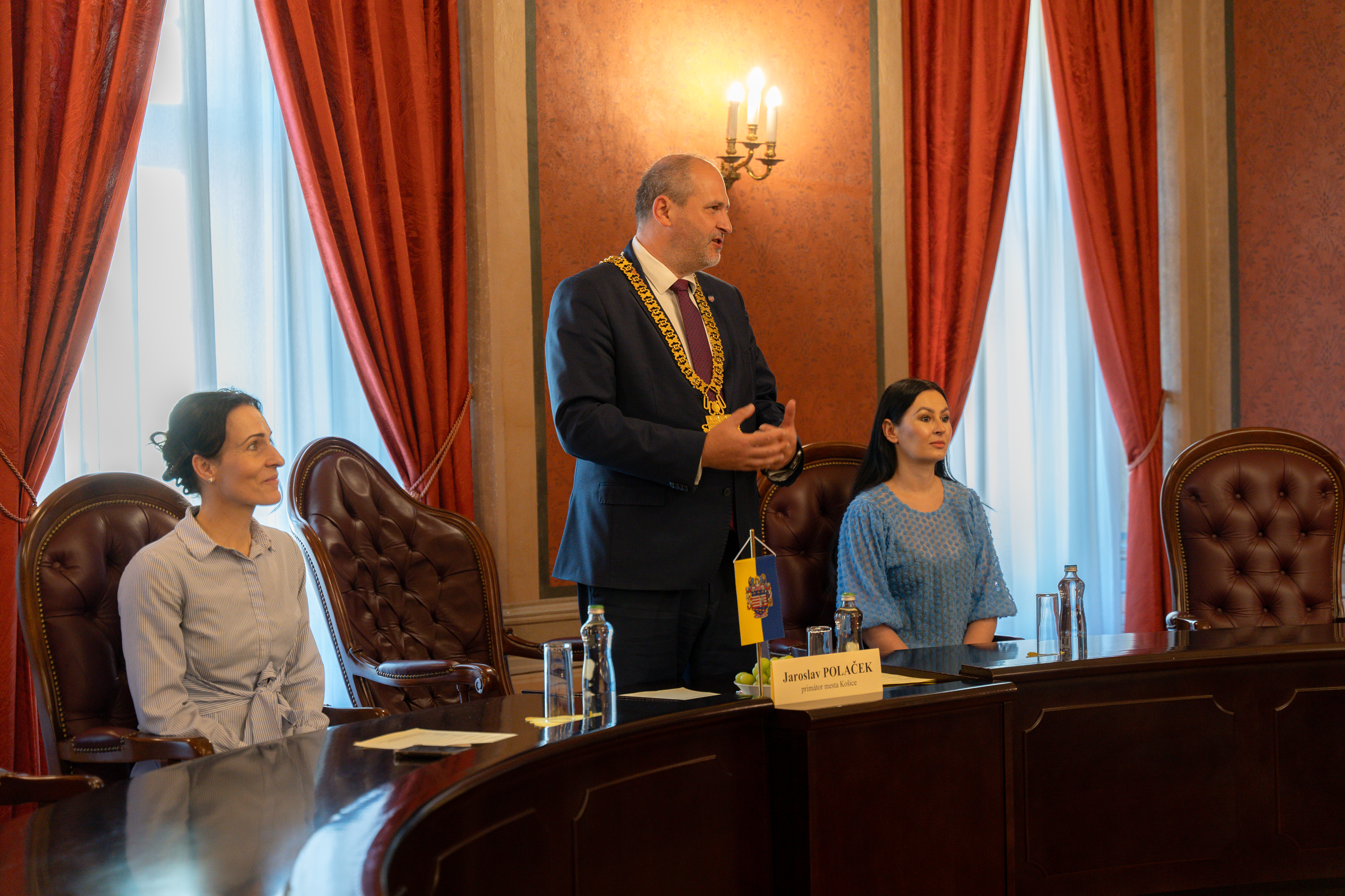 Prijatie studentov v Historickej radnici -1